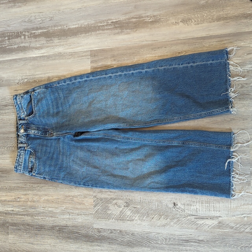 Frank & Oak High Rise Wide Leg Jeans